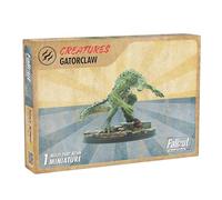 Modiphius Entertainment: Fallout: Wasteland Warfare - Creatures: Gatorclaw - 1 Figure, 32mm Unpainted Resin Miniature & Scenic Base, Tabletop RPG Game