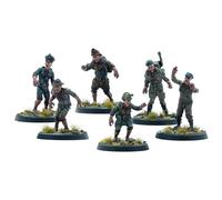 Modipihus Entertainment Fallout: Wasteland Warfare - Creatures: Ghoulish Remnants Miniatures 6 Figure Set, Unpainted, The Wilds of Appalachia Wave