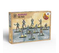 Modiphius Entertainment: Fallout Wasteland Warfare: Raiders - The Operators - 10 Unpainted Figures, Nuka World Wave, Miniatures Compatible w/Factions