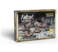 Modiphius Entertainment Miniatures - Fallout: Wasteland Warfare - Railroad: Operatives - Unpainted