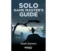 Modiphius Entertainment Ltd Geek Gamers: Solo Game Master's Guide - Softcover RPG Book, 180 Pages, System-Neutral Tricks, Rules, Tables & Lists
