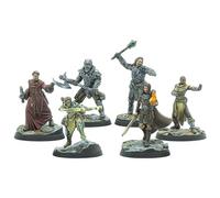 Modiphius Entertainment: The Elder Scrolls: Call to Arms: Dragonborn Heroes - 6 Figures, 32mm Unpainted Resin Miniatures, Officially Licensed