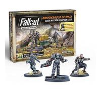 Modiphius | Fallout: Wasteland Warfare - Brotherhood of Steel: Elder Maxon & Capt Kells | Board Game | Ages 14+ | 1 to 8 Players | 30 to 240 Minutes Playing Time