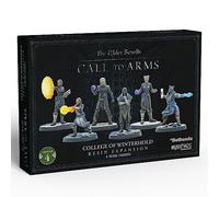 Modiphius: The Elder Scrolls: Call to Arms: College of Winterhold - 6 Figure Resin Expansion, Chapter 4, Unpainted, 32mm Miniatures, Scenic Bases, RPG