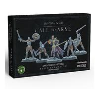 Modiphius The Elder Scrolls Call to Arms: Draugr Masters 5 Resin Figures | Chapter 4 Expansion Set with 32mm Miniatures, Dragon Priest, Wight Lord & Wights, Unpainted Resin Models with Scenic Bases