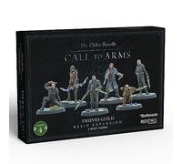 Modiphius: The Elder Scrolls: Call to Arms: Thieves Guild - 6 Figure Resin Expansion, Chapter 4, Unpainted, 32mm Miniatures with Scenic Bases, RPG