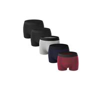 MODISHION Men's 5Pcs Cotton Boxer Briefs Set in Dark Blue | Size: 2XL MODISHION Dark Blue 2XL