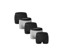 MODISHION Men's 5Pcs Cotton Boxer Briefs Set in Light Grey | Size: 2XL MODISHION Light Grey 2XL