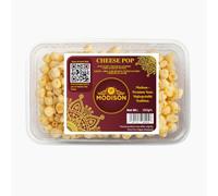 Modison Cheese Pop - 180g Crunchy White Cheddar Cheese Puffs - Light & Airy Corn & Grain Snack - Authentic Savory Flavor - Product of India - 100% White Cheddar Ingredients