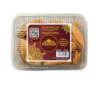 Modison Plain Khaajli - 180g Traditional Multi-Layered Crispy Wheat Crackers, Authentic Indian Tea-Time Savoury Snack, Vegetarian