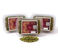 MODISON Spicy Fried Green Peas - Crispy Savory Snack - Authentic Spicy (540 Gram)