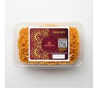 Modison Tikhi Sev - Spicy & Crispy Authentic Gujarati Namkeen | Teekha Gathiya Snacks | Traditional Indian Savoury Munchies - 180g (Pack of 1)