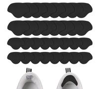 Modixun 16 Pairs Shoe Heel Repair, Self-Adhesive Shoe Patches for Holes, Leather Shoe Repair Kit Heel Protectors for Sneakers Leather Shoes High Heels, 2 Sizes, Black
