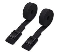 Modixun 2 Pack Heavy Duty Lashing Straps with Thick Protective Pad, Kayak Tie Down Straps with Adjustable Cam Buckle for Boat, Trailer, Trucks, Car, 2.5cm x 6m