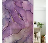 Modixun Marble Window Privacy Film, Non-Adhesive Static Window Cling Frosted Glass Film, Decorative Vinyl Glass Covering, 40x 100cm, Style D