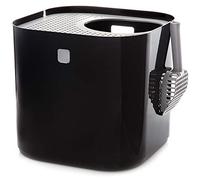 Modkat Top Entry Litter Box - Reduces Litter Tracking and Odors, Includes Scoop and Reusable Liner - Black