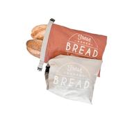 ModKitchn Reusable Bread Bags for Homemade Breads - 2-Pack XL Sourdough Bread Bags | Keeps Sourdough Fresh for a W reezer Safe Reusable Container Storage for Sour Dough and Artisan Loaves