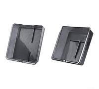 ModLuvano Console Storage Box for Tesla Model 3 2021-2023 & Model Y 2021-2024 - Hidden Armrest Organizer Tray with Tap for access - Black ABS Plastic Car Cubby Drawer