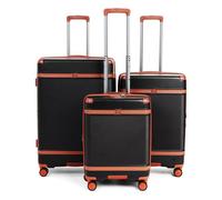 MODO by Roncato Charm 2.0 4 wheels Suitcase set 3-piece with expansion pleat black
