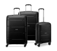 MODO by Roncato Galaxy 4 wheels Suitcase set 3-piece black