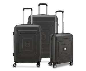 MODO by Roncato Nebula 4 wheels Suitcase set 3-piece black