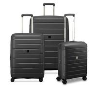 MODO by Roncato Starlight 3.0 4 wheels Suitcase set 3-piece with expansion pleat black