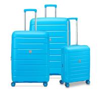 MODO by Roncato Starlight 3.0 4 wheels Suitcase set 3-piece with expansion pleat blue