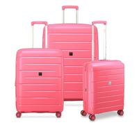 MODO by Roncato Starlight 3.0 4 wheels Suitcase set 3-piece with expansion pleat pink