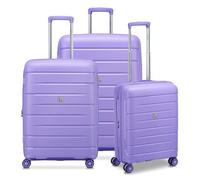 MODO by Roncato Starlight 3.0 4 wheels Suitcase set 3-piece with expansion pleat purple