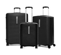 MODO by Roncato Vega 4 wheels Suitcase set 3-piece with expansion pleat black
