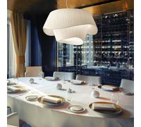 Modo Luce Cocó fabric hanging light Ø 60 cm beige
