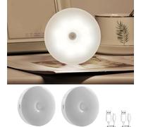 MODOAO Mini LED Night Light, Rechargeable Wireless Wall Mini Touch Light, 2 Pack Cool White Dimmable Lights Indoor, for Stairs Living Room Bathroom Corridors Closet Kitchen Under Cabinets