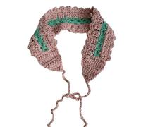 MODODO Elegant Cottagecore Style Hairband for Women Crocheted Handwoven Head Scarf