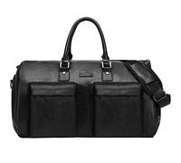 Modoker Convertible PU Leather Garment Bag, Carry-On Travel Duffel