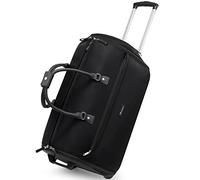 Modoker Rolling Garment Bags for Travel with Shoe Pouch Canvas Garment Bag, Black, Baseline - Compact Garment Bag