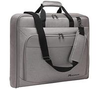 Modoker Suit Luggage Garment Bag with Shoulder Strap, Suit Carry on Bag Hanging Suitcase Garment Bags for Men Women Business Travel, Light Grey, Modoker Suit Luggage Garment Bag with Shoulder Strap