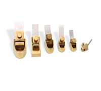 ModouString Brass Mini Planes,violin thumb plane,finger planes with Steel Blade for Guitar Violin Making Tools