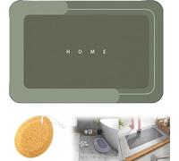 Modrnizd Magic Mat, Modernized Magic Mat Bathroom, Modernized Bath Mat, Bath Mats for Bathroom, Bathroom Mat Quick Dry, Non Skid Comfort (Green-b, 50cm x 80cm / 19.7in x 31.5in)