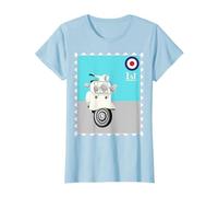 MODS Scooter 1st Stamp style graphic T-Shirt