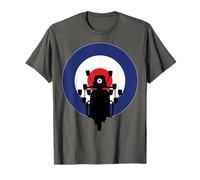 MODs Scooter on Roundel target T-Shirt