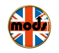 Mods Union Jack Pin Badge