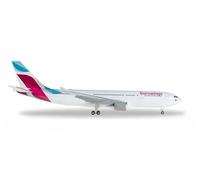 Modu for Herpa for Eurowings for Airbus A330-200 D-AXGB 1:500 Airplane Pre-built Airliner Model Display