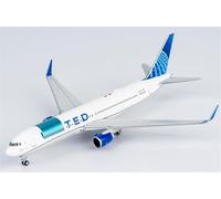 Modu for NG Models for United Airlines for Boeing 767-300ER/w N641UA Blue Evolution livery 1:400 Airplane Pre-built Model