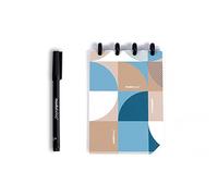 Modubooq Essential A6 - Modular Sustainable Smart Notebook A6 - 32 modular pages with duratech3 technology - Washable and writes like paper