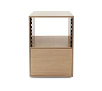 modul 8U Studio Rack Cabinet Light Oak