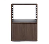 modul 8U Studio Rack Cabinet, Walnut