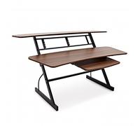 modul Large Three Tier Studio Desk Walnut