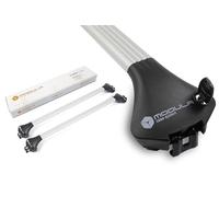Modula Case System OvalBar 120 cm Complete aluminium roof rack compatible with Audi Q5 SUV onwards 2017- with flush rails, lockable, max load 75 kg