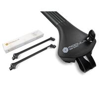 Modula Case System OvalBar 120 cm Complete aluminium roof rack compatible with Land Rover Discovery Sport SUV onwards 2015- with raised rails, lockable, max load 75 kg