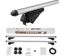 Modula Case System SmartBar 120 cm Complete aluminium roof rack compatible with Ford Focus IV Estate onwards 2018- with flush rails, lockable, max load 75 kg